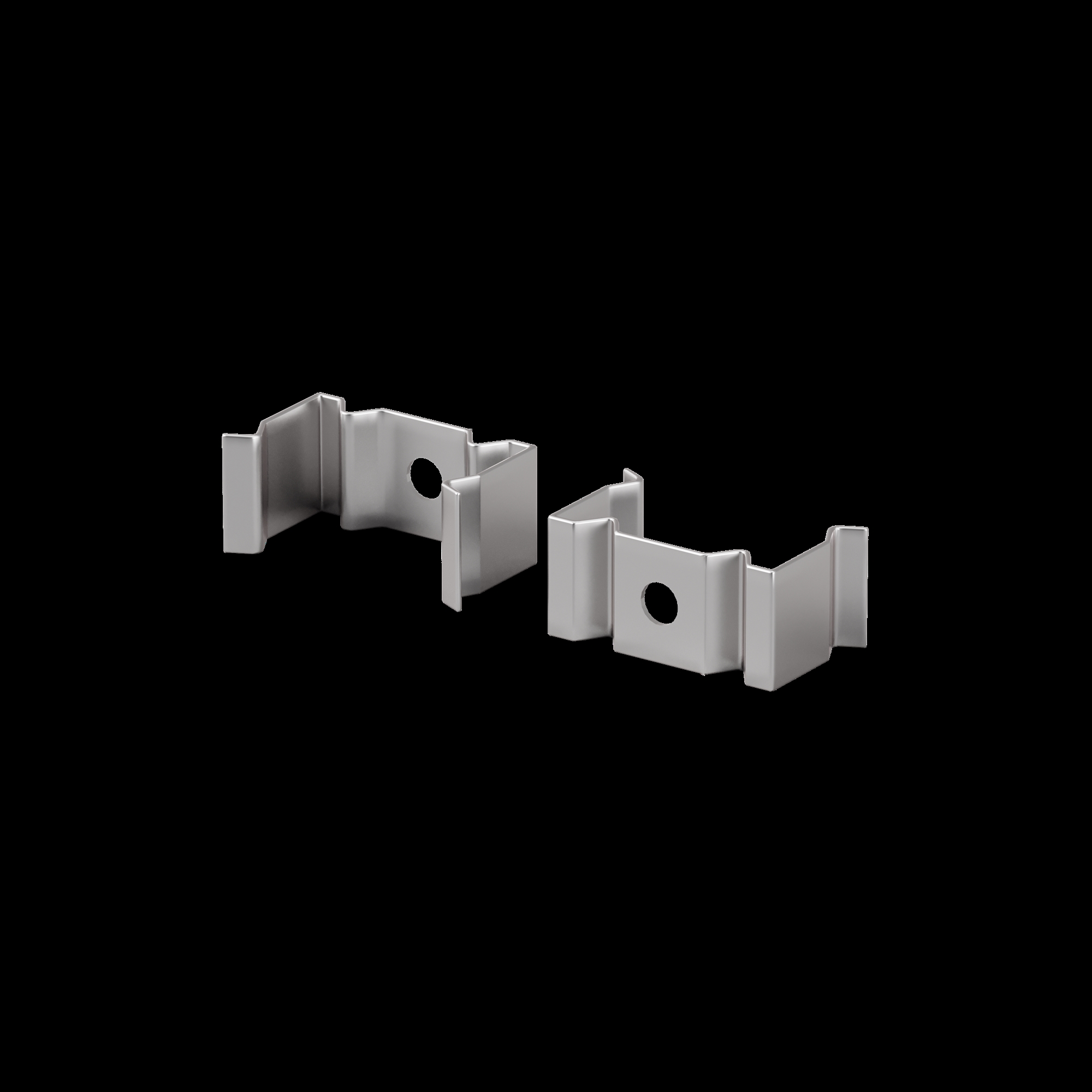 Комплект креплений (для профиля 20×20) 4 шт., Maytoni ALM-2020B-MT 642078