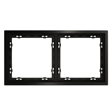 Рамка металлическая на 2 поста Voltum S70 METAL (антрацит) VLSM120212 Рамка металлическая на 2 поста Voltum S70 METAL (антрацит) VLSM120212