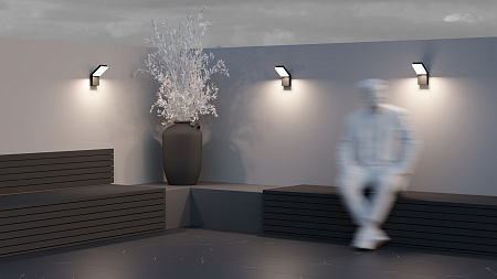 Уличный светильник светодиодный на стену Maytoni Paso O595WL-L12B3K Уличный светильник светодиодный на стену Maytoni Paso O595WL-L12B3K