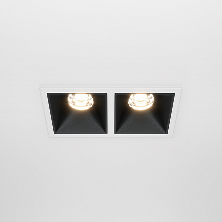 Модульный встраиваемый светодиодный светильник Maytoni Alfa LED DL043-02-10W3K-SQ-WB