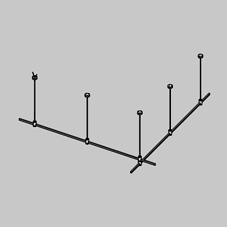 Трековая магнитная светодиодная система Maytoni Flarity Готовые конструкции TFC-Flar-H06-PT