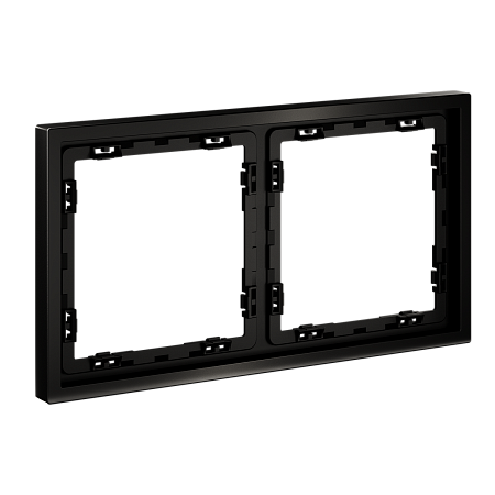 Рамка металлическая на 2 поста Voltum S70 METAL (антрацит) VLSM120212 Рамка металлическая на 2 поста Voltum S70 METAL (антрацит) VLSM120212