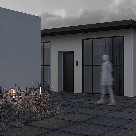 Уличный грунтовый светодиодный светильник Maytoni Flare O487FL-L3GF3K1