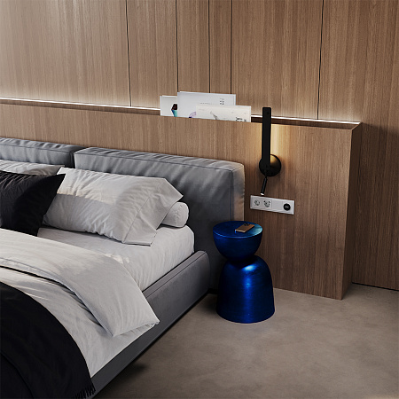 Рамка стеклянная VOLTUM S70 на 4 поста, (белый,матовый,стекло) VLS110402