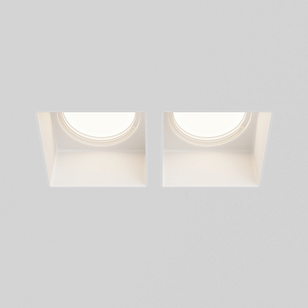 Светильник встраиваемый Maytoni Gyps Modern DL131-GU10-02-W