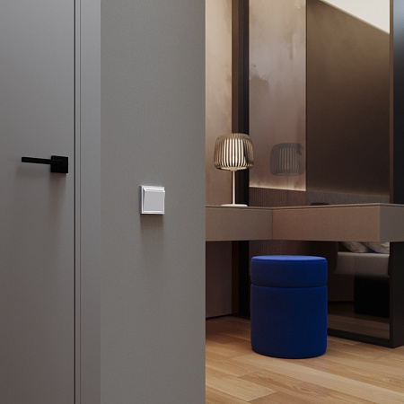 Выключатель встраиваемый карточный 16А Voltum S70 (белый глянцевый) VLS010701