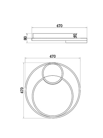Светильник настенно-потолочный светодиодный Freya Nation Market FR10028CL-L80W Светильник настенно-потолочный светодиодный Freya Nation Market FR10028CL-L80W