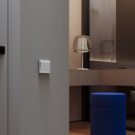 Накладка для выключателя карточного Voltum S70 (серый) VLS002616