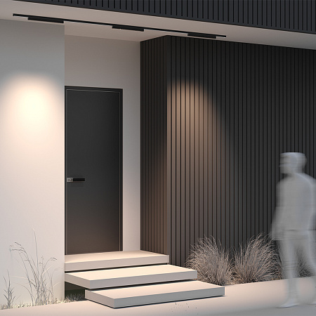 Уличный трековый мангитный светодиодный светильник Maytoni Exility IP Points O-TR02-2-S-24WB3K