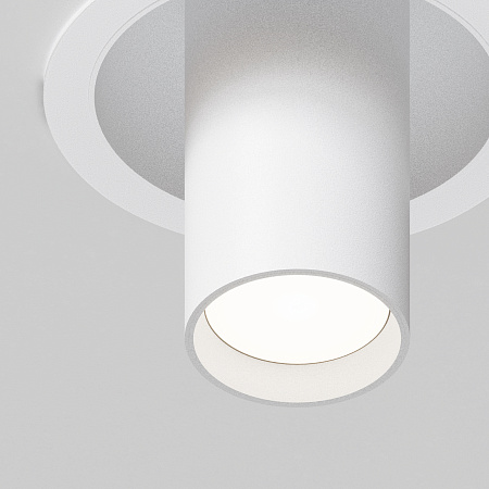 Светильник встраиваемый Maytoni FOCUS S C048CL-01-GU10-W