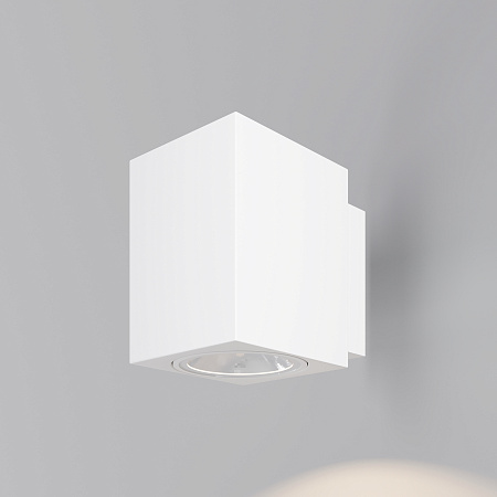 Уличный настенный светодиодный светильник Maytoni Block O507WL-L5W3K