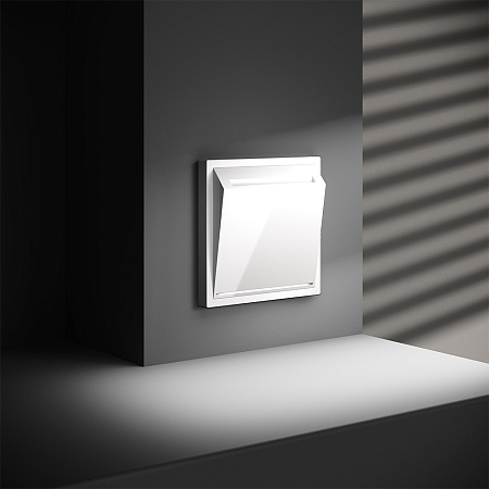 Выключатель встраиваемый карточный 16А Voltum S70 (белый глянцевый) VLS010701