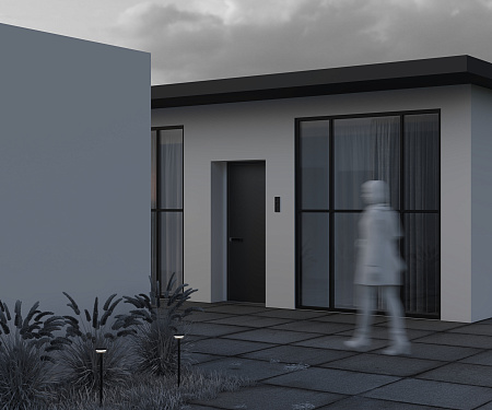 Уличный грунтовый светодиодный светильник Maytoni Stake O503FL-L4B3K1