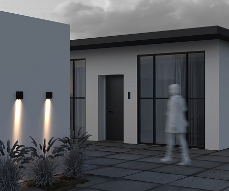 Уличный настенный светодиодный светильник Maytoni Shell O505WL-L6B3K