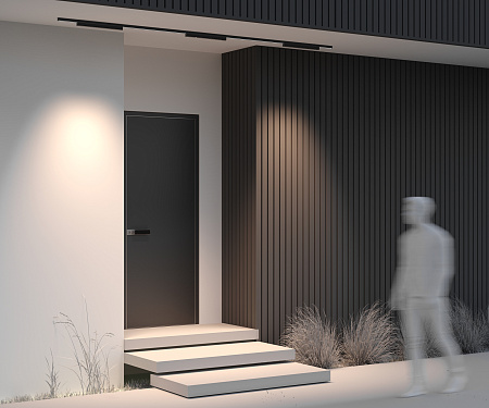 Уличный трековый мангитный светодиодный светильник Maytoni Exility IP Points O-TR02-2-S-24WB3K