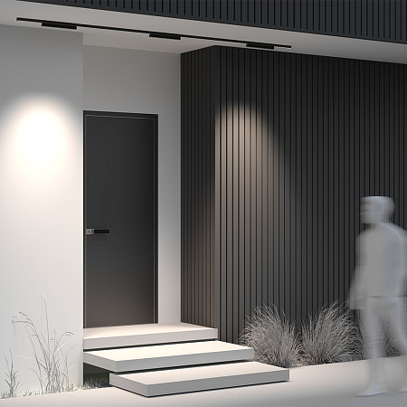 Уличный трековый мангитный светодиодный светильник Maytoni Exility IP Points O-TR02-2-S-18WB4K