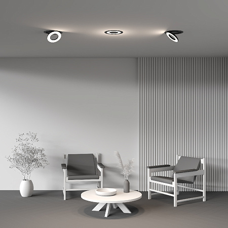 Светильник встраиваемый Maytoni Vector DL102-12W4K-B Светильник встраиваемый Maytoni Vector DL102-12W4K-B