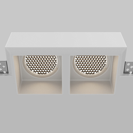 Светильник встраиваемый Maytoni Gyps Modern DL131-GU10-02-W