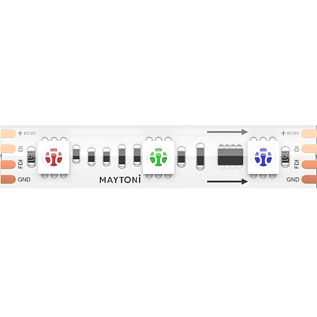Светодиодная лента Ultra 14,4 Вт/м RGB 12V IP67 Maytoni SPI 201244