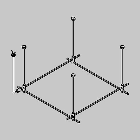 Трековая магнитная светодиодная система Maytoni Flarity Готовые конструкции TFC-Flar-H08-PT