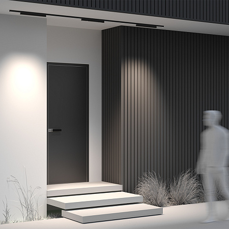 Уличный трековый мангитный светодиодный светильник Maytoni Exility IP Points O-TR02-2-S-24WB4K