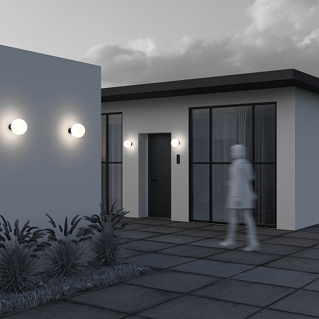 Уличный светильник на стену Maytoni Bold O598WL-01B1