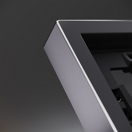 Рамка металлическая на 2 поста Voltum S70 METAL (антрацит) VLSM120212 Рамка металлическая на 2 поста Voltum S70 METAL (антрацит) VLSM120212