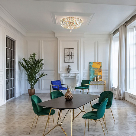 Хрустальная люстра Maytoni Basfor DIA100-CL-03-G