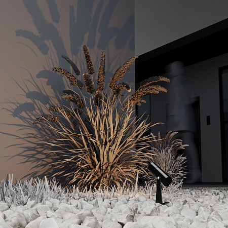 Уличный грунтовый светодиодный светильник Maytoni Bern O050FL-L2GF3K