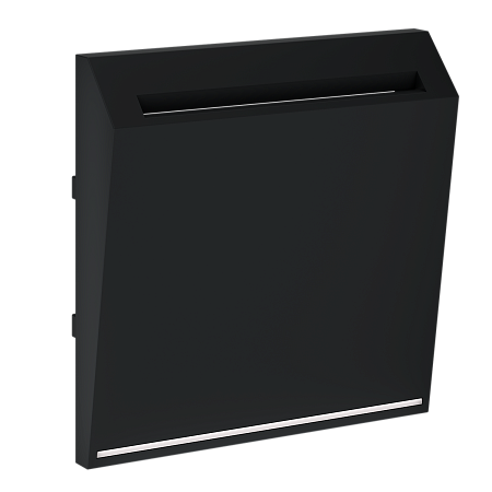 Накладка для выключателя карточного Voltum S70 (черный матовый) VLS002608