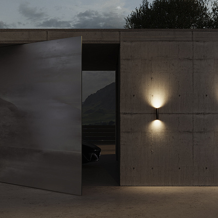 Уличный настенный светодиодный светильник Maytoni Tube O508WL-L5B3K