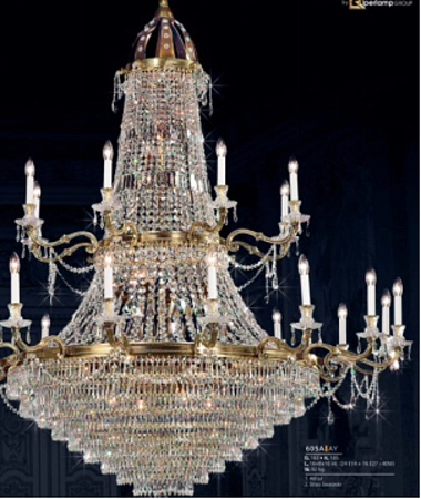 Хрустальная люстра Maytoni Palace DIA890-PL-42-G