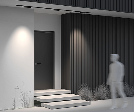 Уличный трековый мангитный светодиодный светильник Maytoni Exility IP Points O-TR02-2-S-12WB4K