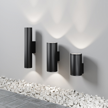 Уличный настенный светодиодный светильник Maytoni Shim O514WL-L15B3K