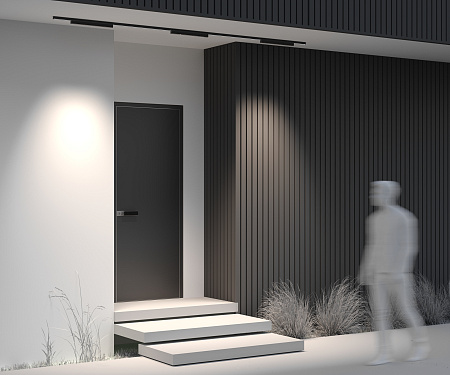 Уличный трековый мангитный светодиодный светильник Maytoni Exility IP Points O-TR02-2-S-24WB4K