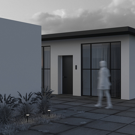 Уличный грунтовый светодиодный светильник Maytoni Stake O503FL-L4B3K