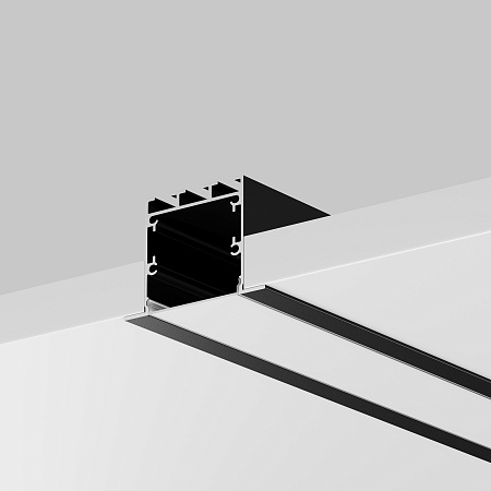 Алюминиевый профиль встраиваемый с накладным фланцем Maytoni ALM-5035T-B-2M 632012