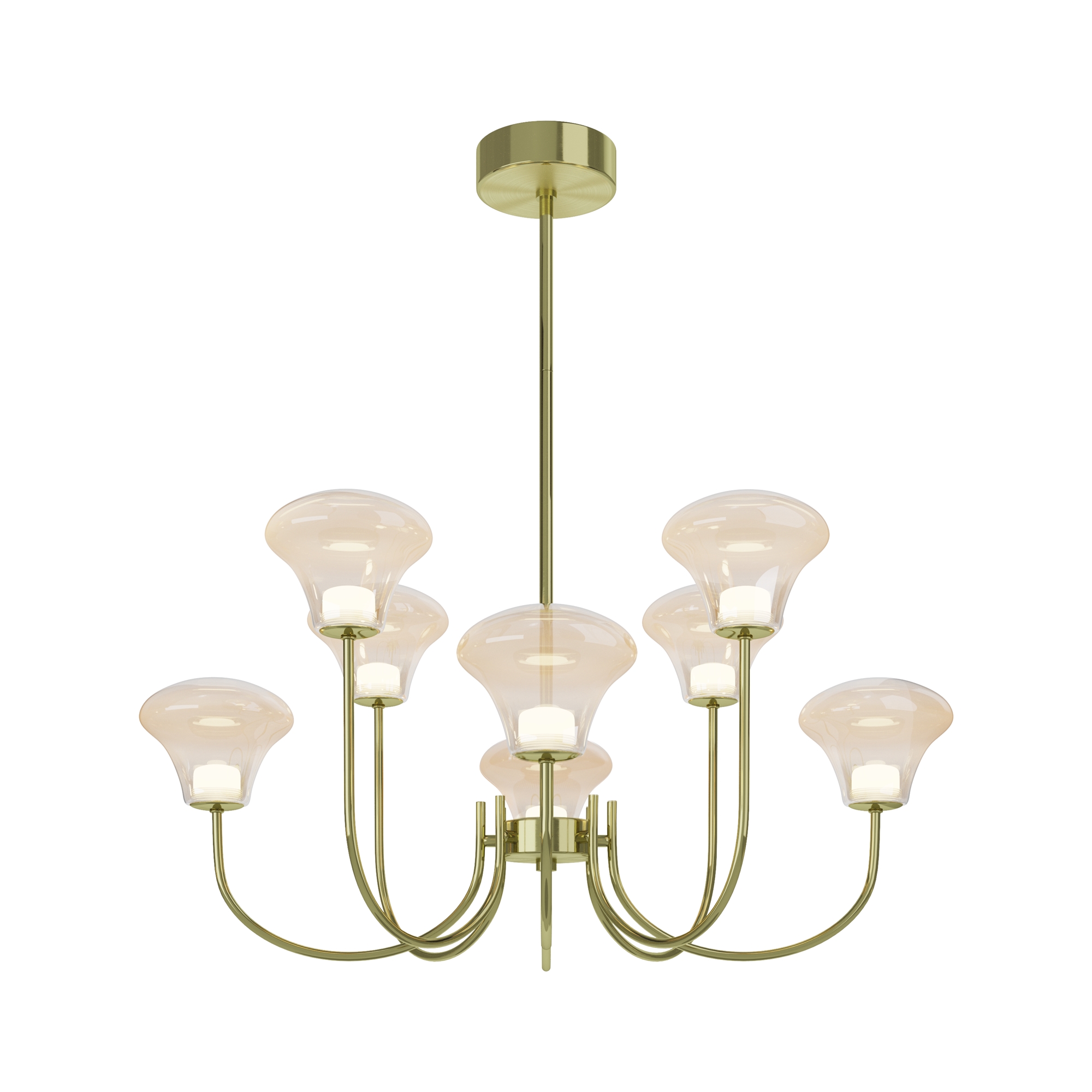 Люстра на штанге светодиодная Maytoni Dynasty MOD402PL-L30BS3K