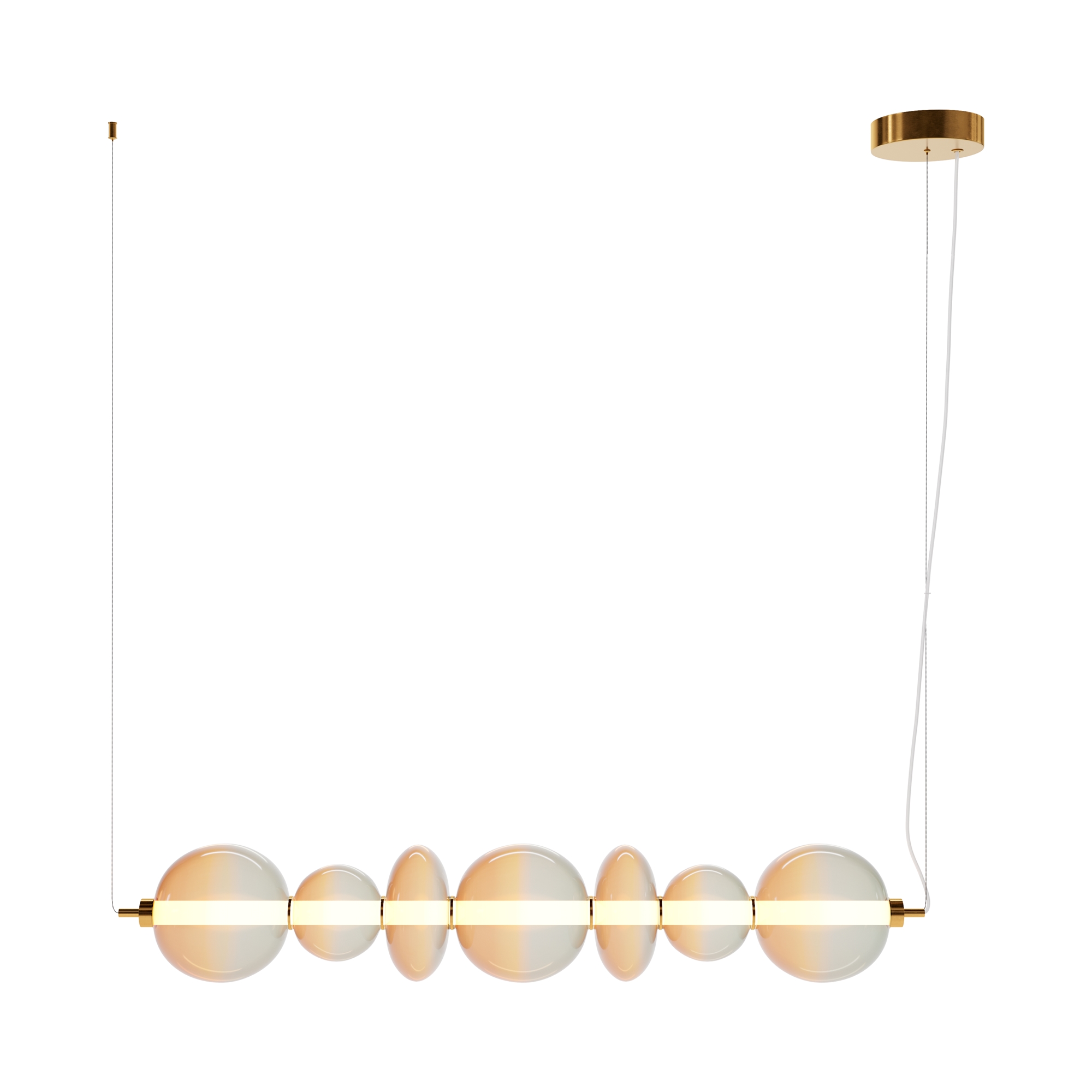 Люстра подвесная светодиодная Maytoni Futuro MOD307PL-L40BS3K