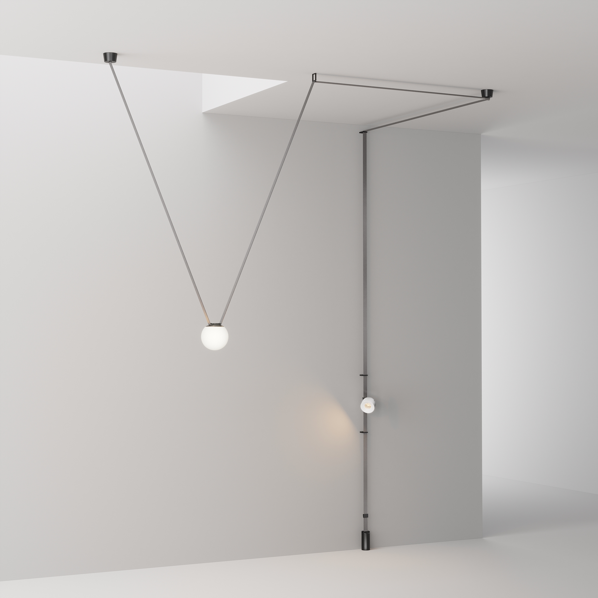 Комплект текстильной подвесной системы Maytoni Parity TFC-Par-CW05-LG