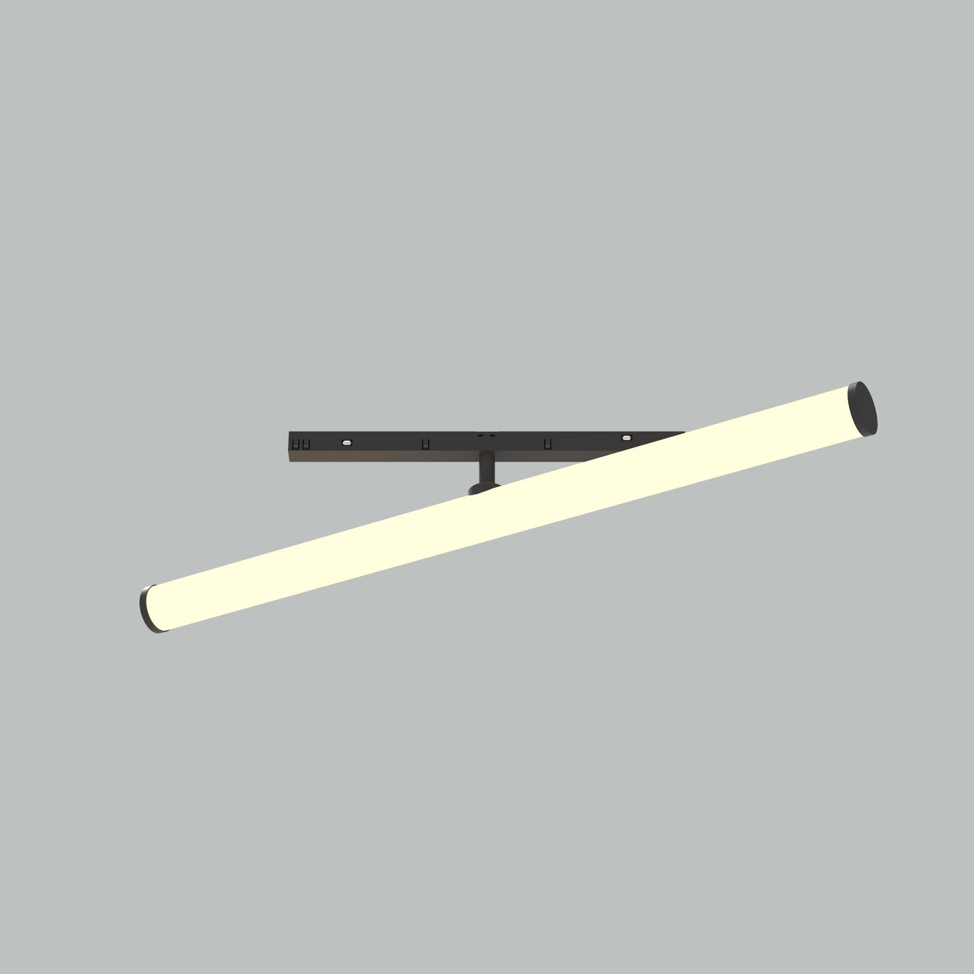 Трековый однофазный магнитный светодиодный светильник Maytoni Exility TR086-2-25W3K-B