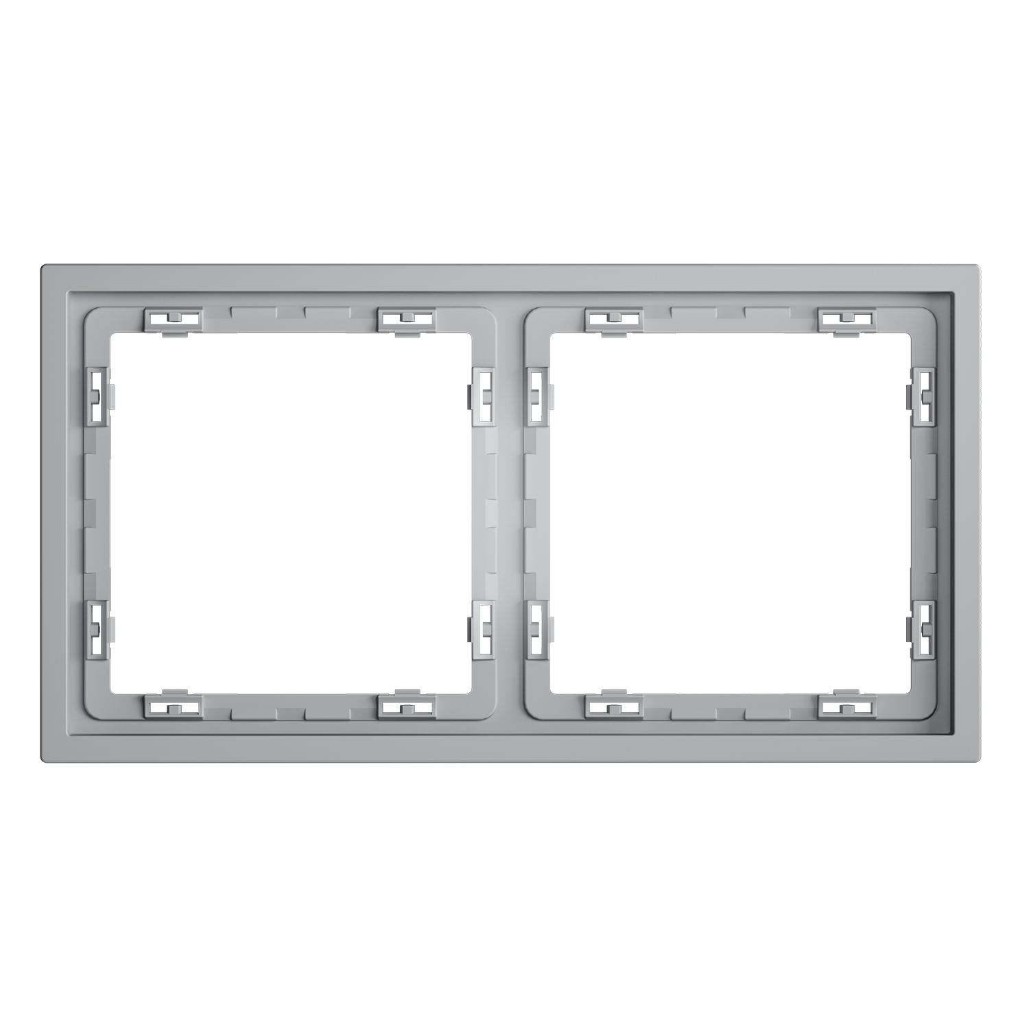 Рамка пластиковая на 2 поста Voltum S70 (серый) VLS100216