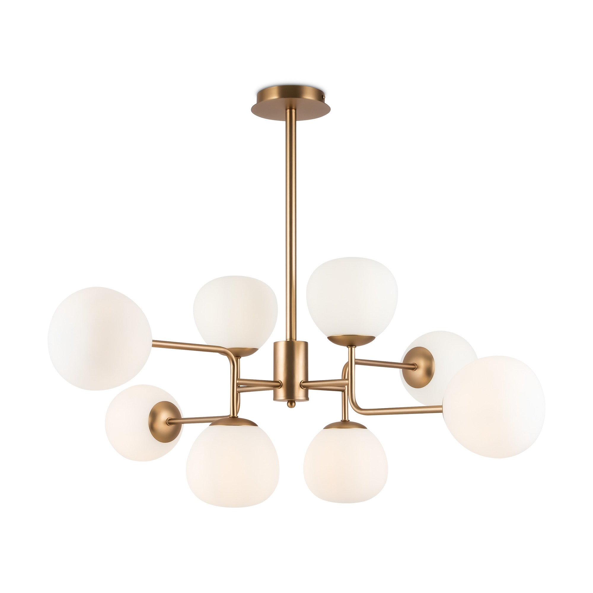 Люстра на штанге Maytoni Erich MOD221-PL-08-G