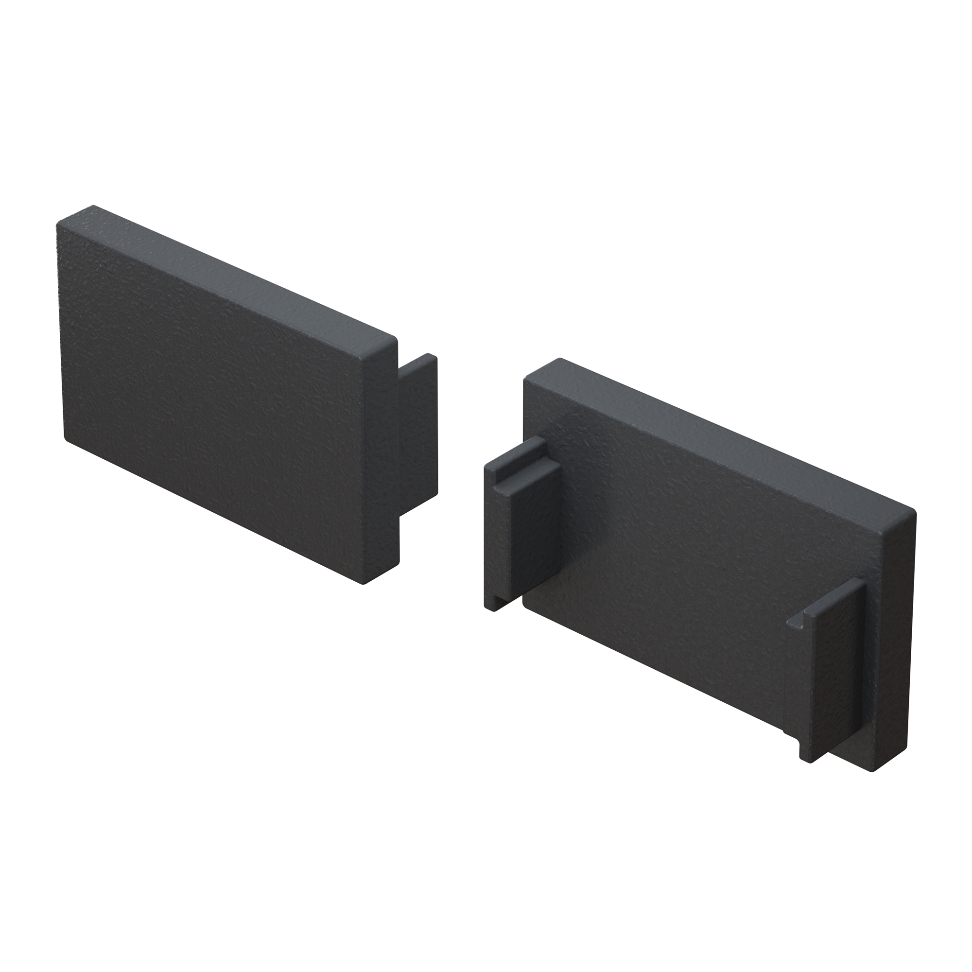 Заглушка для накладного шинопровода, 2 шт. Maytoni Basity TRA172EC-11B