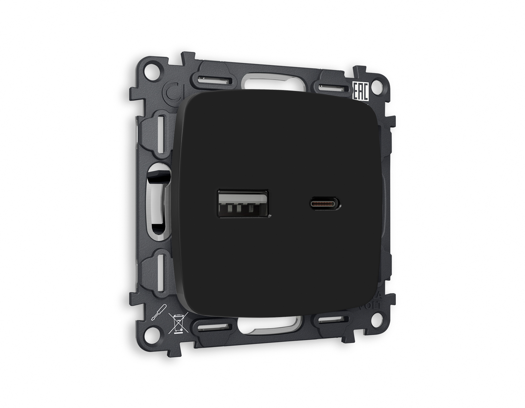 Комплект механизма розетки Ambrella Volt OMEGA MO811010