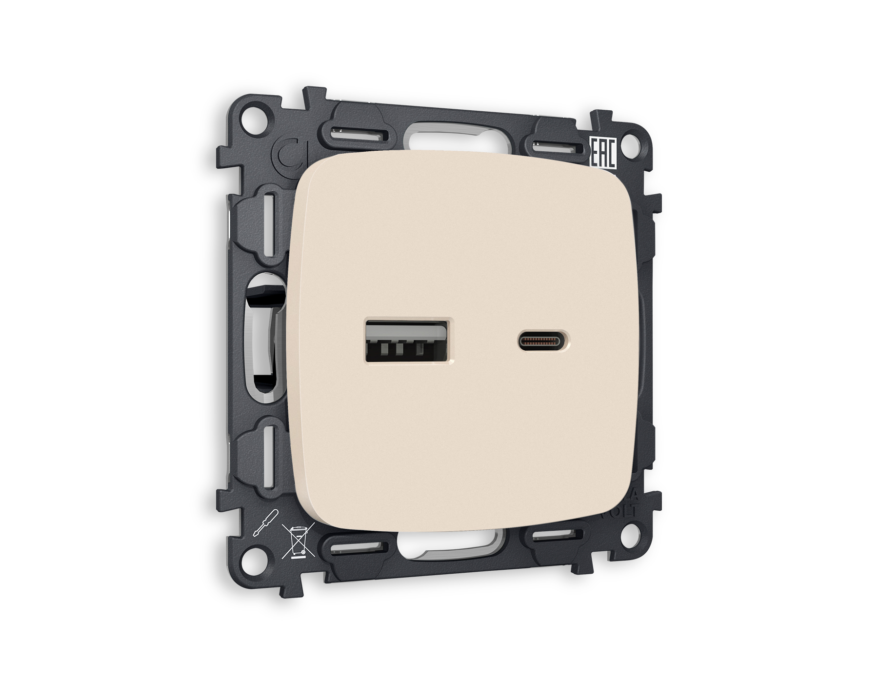 Комплект механизма розетки Ambrella Volt OMEGA MO331010