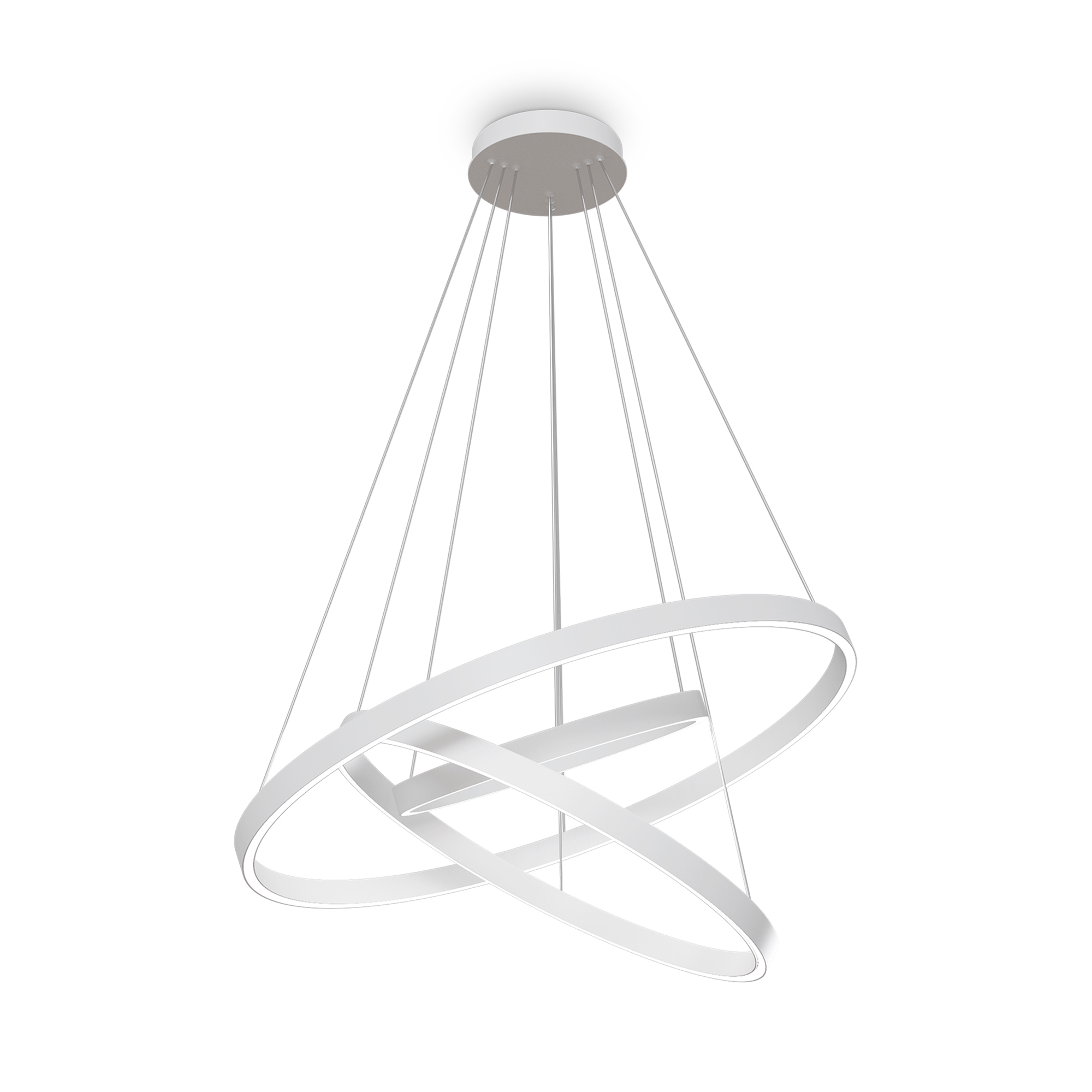 Люстра подвесная светодиодная Maytoni Rim MOD058PL-L100WK