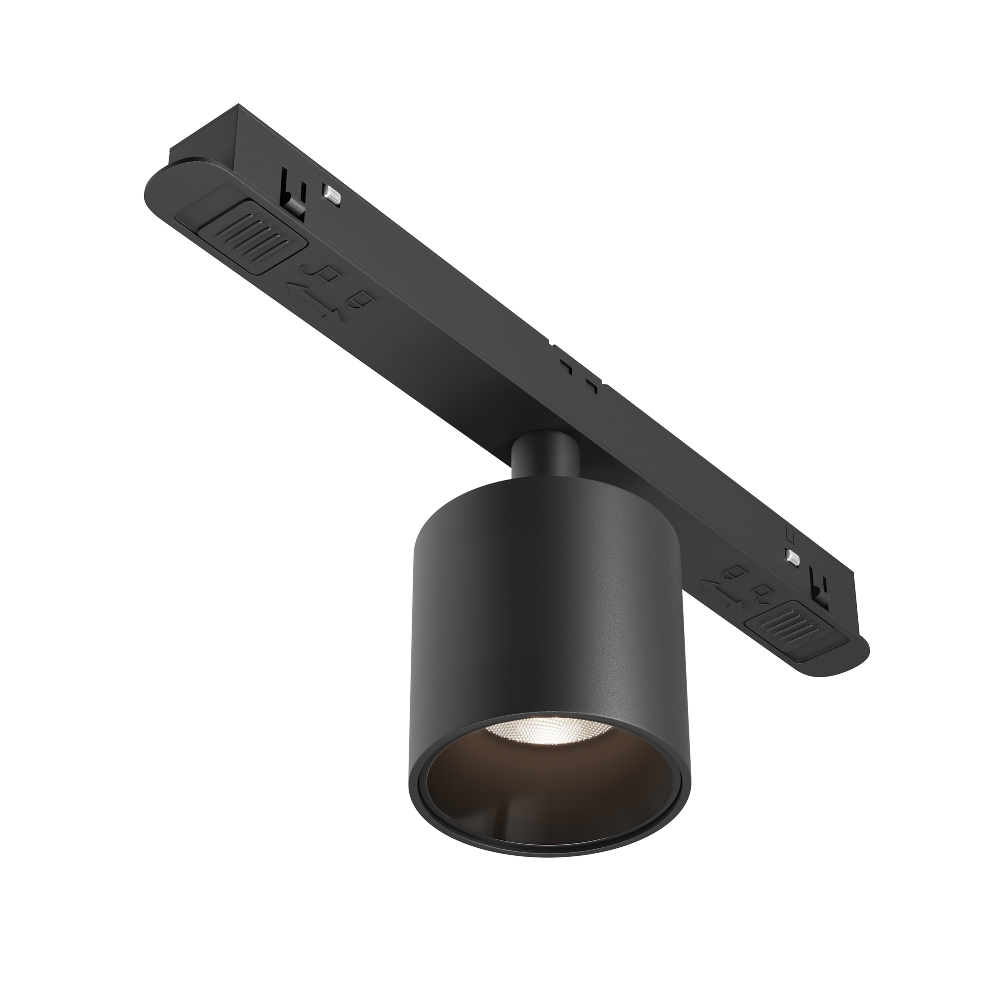 Трековый магнитный светодиодный светильник Maytoni Exility Alfa S TR132-2-7W4K-B