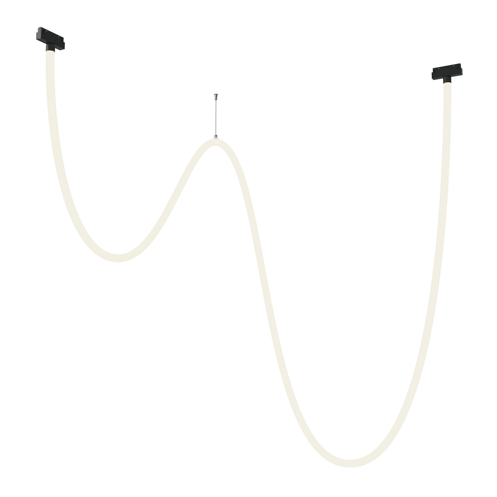 Трековый магнитный однофазный светодиодный светильник Maytoni Exility TR101-2-100W4K-B