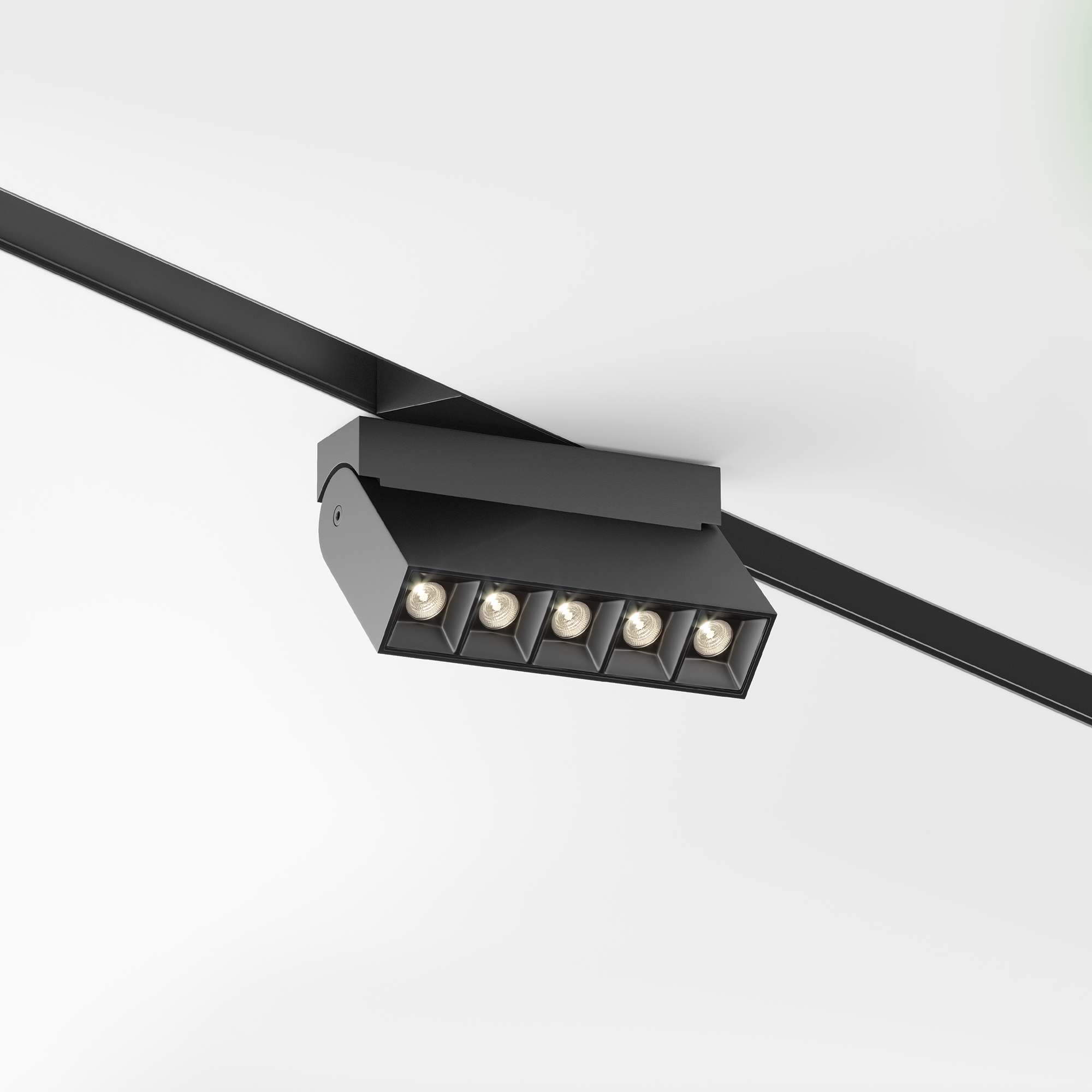 Трековый магнитный однофазный светодиодный светильник Maytoni Points Rot Gravity TR077-2-10W3K-B